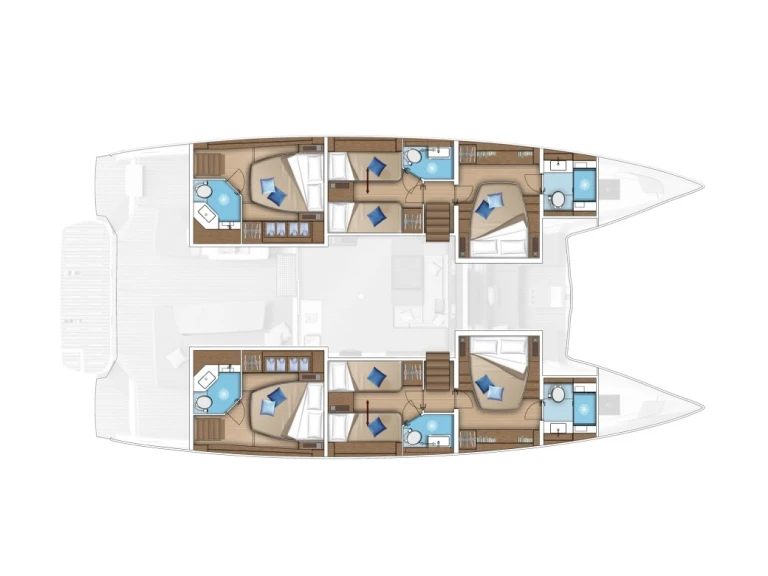 Noleggio barche Lagoon Lagoon 55 a Olbia su Samboat