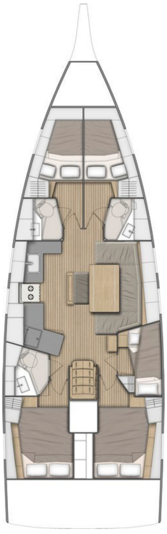 Noleggio Barca a vela con o senza skipper Bénéteau a Spalato