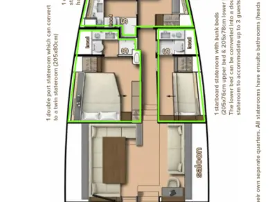 Noleggiare una Cnb-Yachts CNB 76 a Castelli