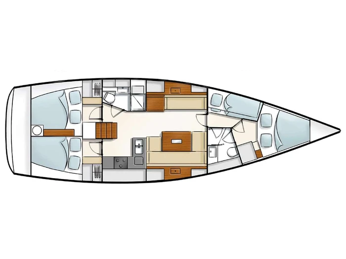 Hanse Hanse 430e da affittare a  Pola
