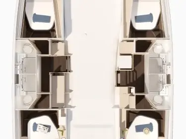 Noleggio a Seget Donji – Fountaine Pajot Fountaine Pajot FP 44 Quatuor - 4 + 1 cab. su SamBoat