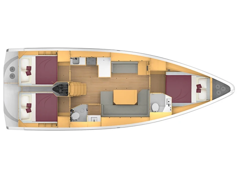 Noleggio barche Bavaria Bavaria C42 (3 cab.) a Lefkáda su Samboat