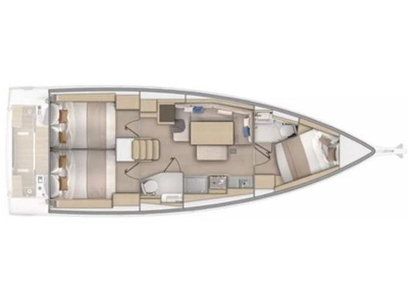 Noleggio Barca a vela Bénéteau con patente nautica