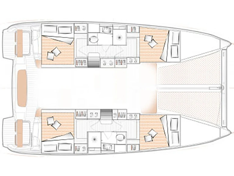 Excess Excess 11 (6 cab.) da affittare a  Lefkáda