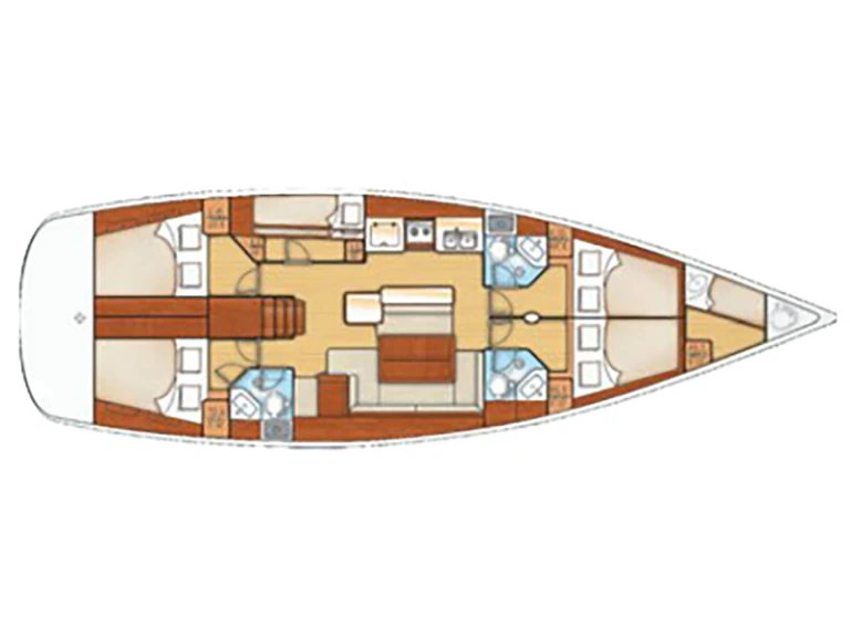 Noleggio Barca a vela Bénéteau con patente nautica