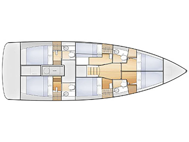Noleggio a Néa Péramos – Jeanneau Sun Loft 47 (7 cab.) su SamBoat