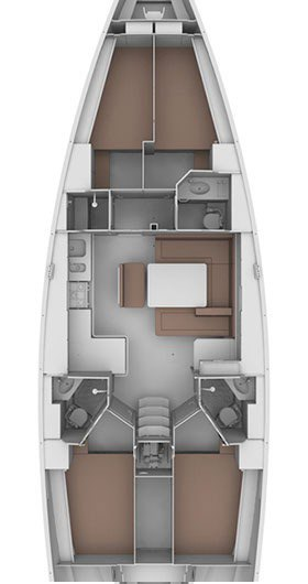 Bavaria Cruiser 46 da affittare a  Portisco