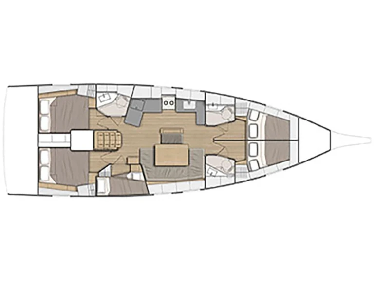 Noleggio barche Lefkáda economico Oceanis 46.1