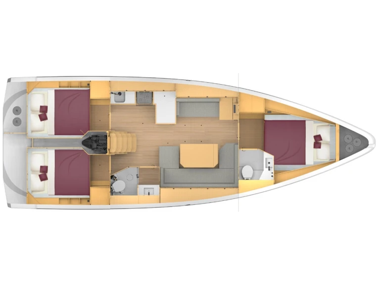 Noleggiare una Bavaria Bavaria C42 (3 cab.) a Lefkáda