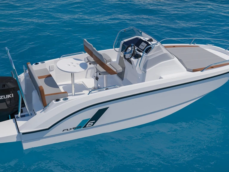 Noleggio Barca a motore a Port Olímpic of Barcelona – Bénéteau Flyer 6.6 SUNdeck