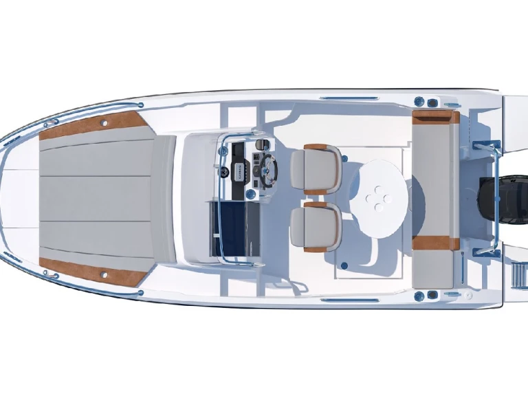 Noleggio Barca a motore a Port de Barcelona – Bénéteau Flyer 6.6 SUNdeck