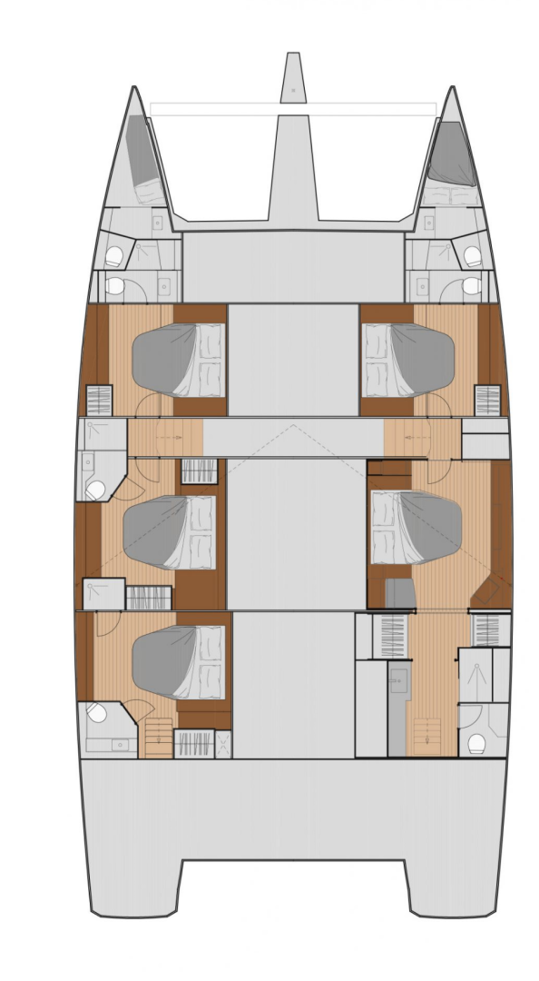 Noleggiare una Fountaine Pajot Fountaine Pajot Samana 59 - 5 + 2 cab. a Álimos