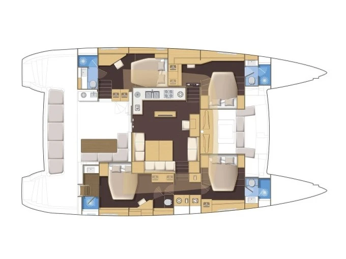 Noleggio Catamarano a Álimos – Lagoon Lagoon 560 S2