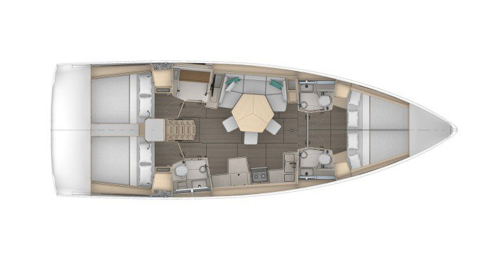 Noleggio Barca a vela Dufour con patente nautica
