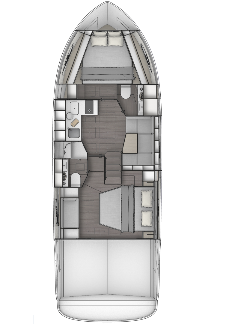 Noleggio barche Trogir economico Bavaria SR41
