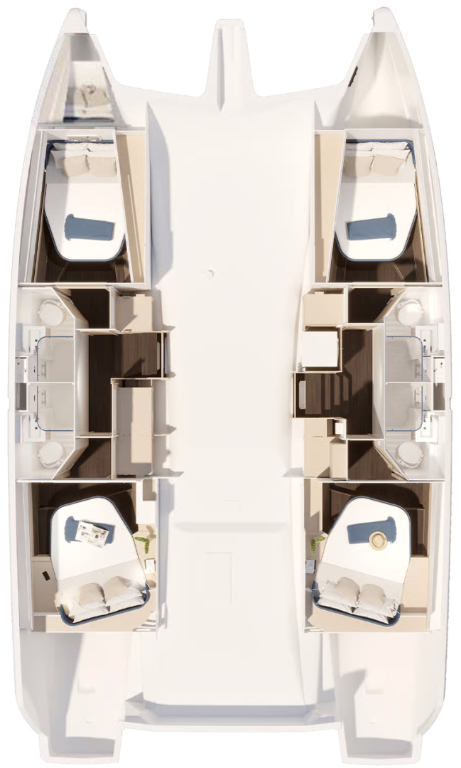 Noleggio barche Trogir economico Fountaine Pajot FP 44 Quatuor - 4 cab.