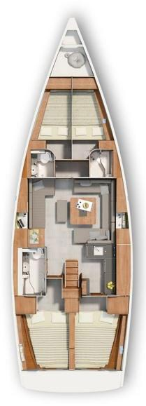 Hanse Hanse 455 da affittare a  Murter-Kornati