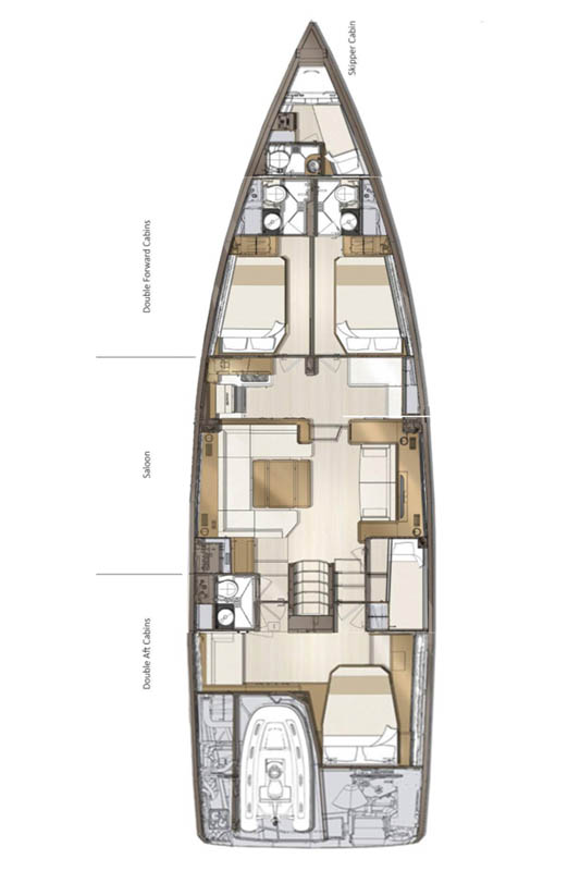 Jeanneau Jeanneau 60 da affittare a  Álimos