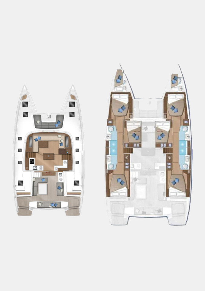 Noleggio Catamarano a Álimos – Lagoon Lagoon 50