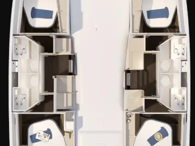 Noleggiare una Fountaine Pajot Fountaine Pajot FP 41 Quatuor 4 a Lávrio