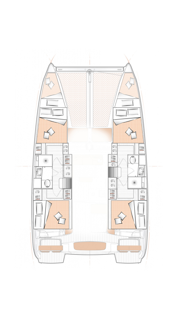 Noleggio Catamarano con o senza skipper Excess a Gouviá