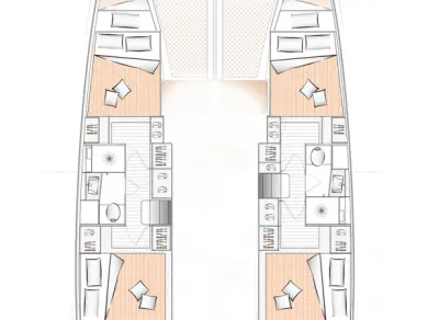 Noleggio Catamarano con o senza skipper Excess a Gouviá
