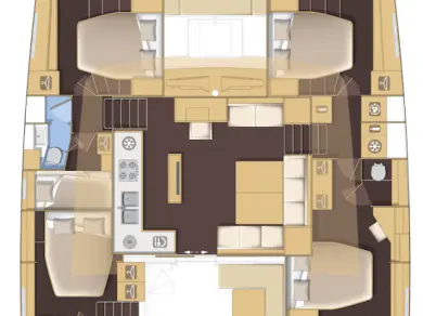 Lagoon Lagoon 52 F da affittare a  Gouviá