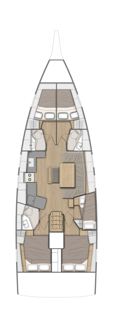 Noleggio Barca a vela a Gouviá – Bénéteau Oceanis 46.1