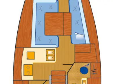 Noleggio Barca a vela Bénéteau con patente nautica