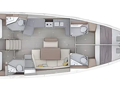 Noleggio Barca a vela a Rogosnizza – Bénéteau Oceanis 47 - 4 cab.