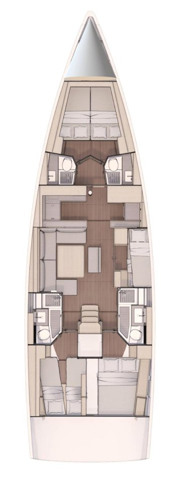 Noleggio Barca a vela Dufour con patente nautica