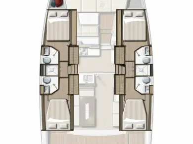 Noleggio Catamarano a Plataniás – Bali Bali 4.2