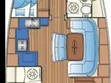 Noleggio barche Ávdira economico Cruiser 46