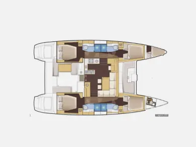 Noleggio a Lefkáda – Lagoon Lagoon 450 F su SamBoat