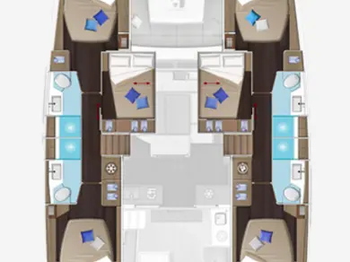 Noleggiare una Lagoon Lagoon 51 a Pálairos