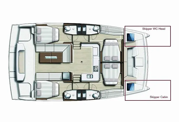 Noleggio Catamarano a Lefkáda – Bali Bali Catspace Voile