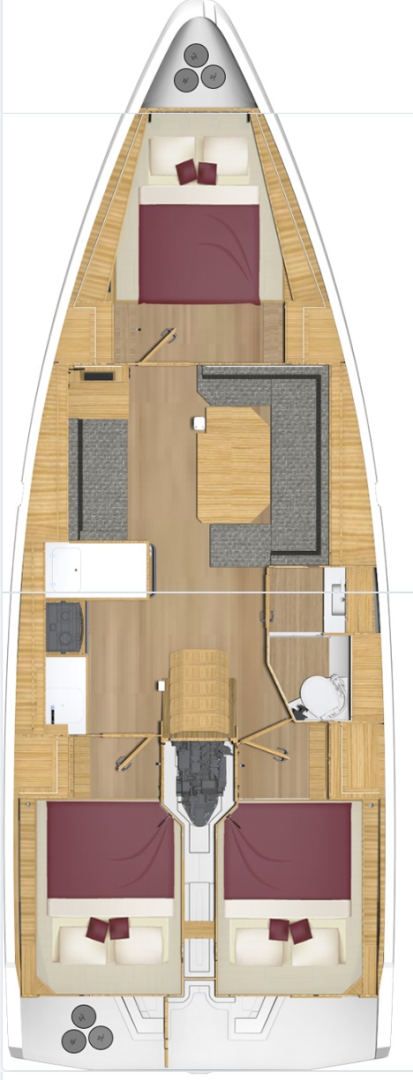 Noleggio Barca a vela Bavaria con patente nautica