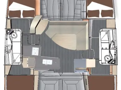 Noleggio Catamarano Fountaine Pajot con patente nautica