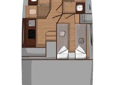 Noleggio barche Sukošan economico Sessa Fly 42 - 2 cab.