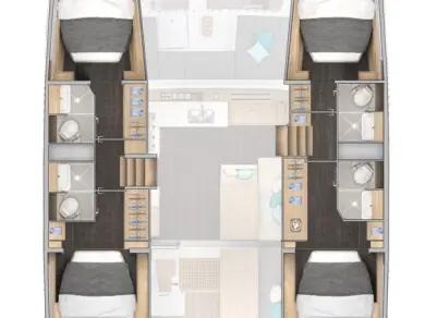 Lagoon Lagoon 43 da affittare a  Seget Donji