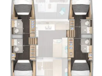 Noleggio barche Lagoon Lagoon 43 a Seget Donji su Samboat