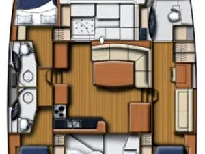 Leopard Catamarans / Robertson & Caine Leopard 45 - 3 + 1 cab. da affittare a  Seget Donji