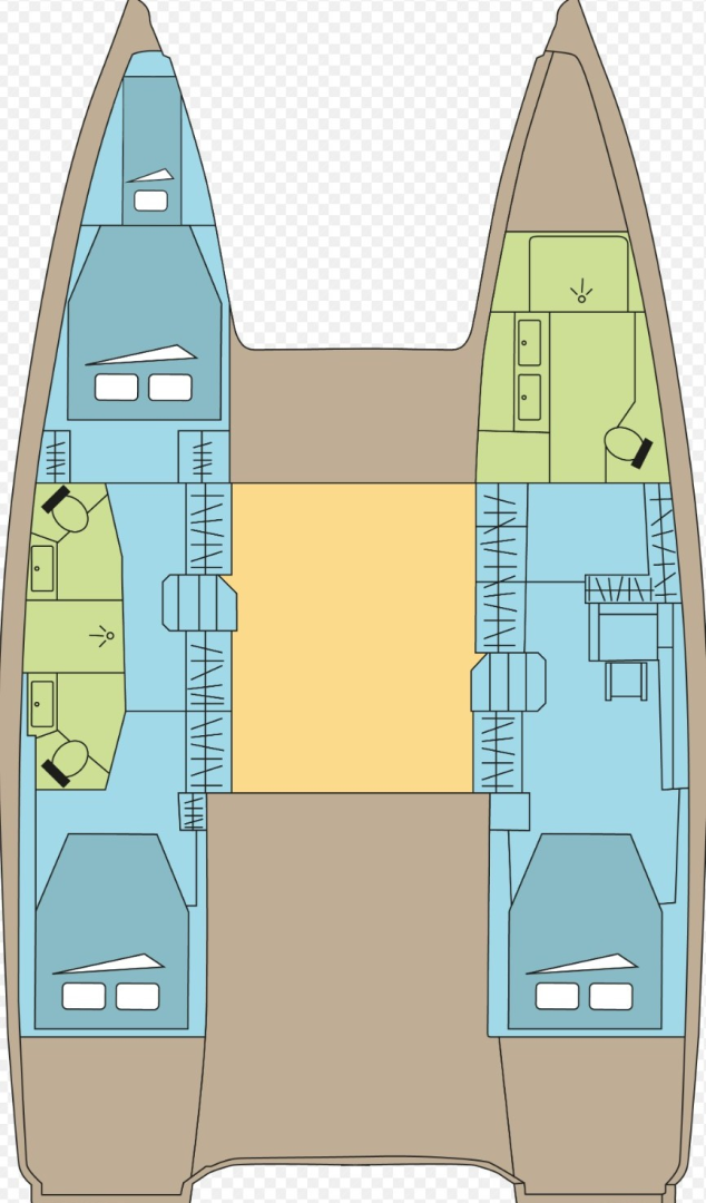 Noleggio Catamarano Excess con patente nautica