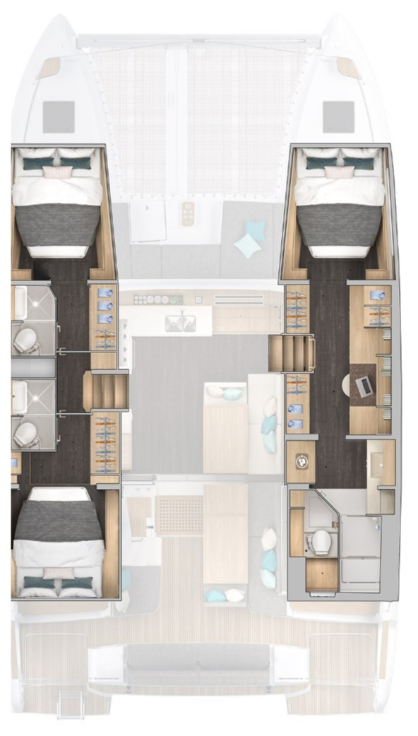 Noleggio barche Parham Town economico Lagoon 43