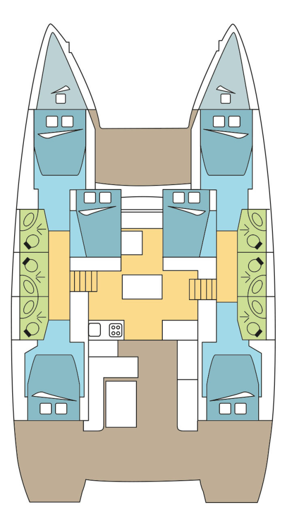 Noleggio Catamarano con o senza skipper Lagoon a Parham Town