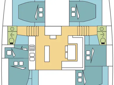Noleggio a Seget Donji – Lagoon Lagoon 52 su SamBoat