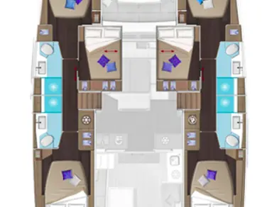 Noleggio Catamarano a Castelli – Lagoon Lagoon 51