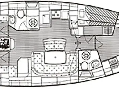 Noleggio barche Ávdira economico Cruiser 46