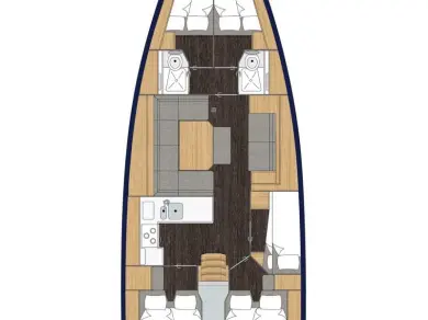 Noleggio Barca a vela Bavaria con patente nautica