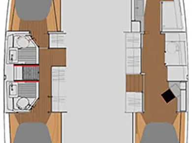 Fountaine Pajot Astrea 42 da affittare a  Néa Péramos